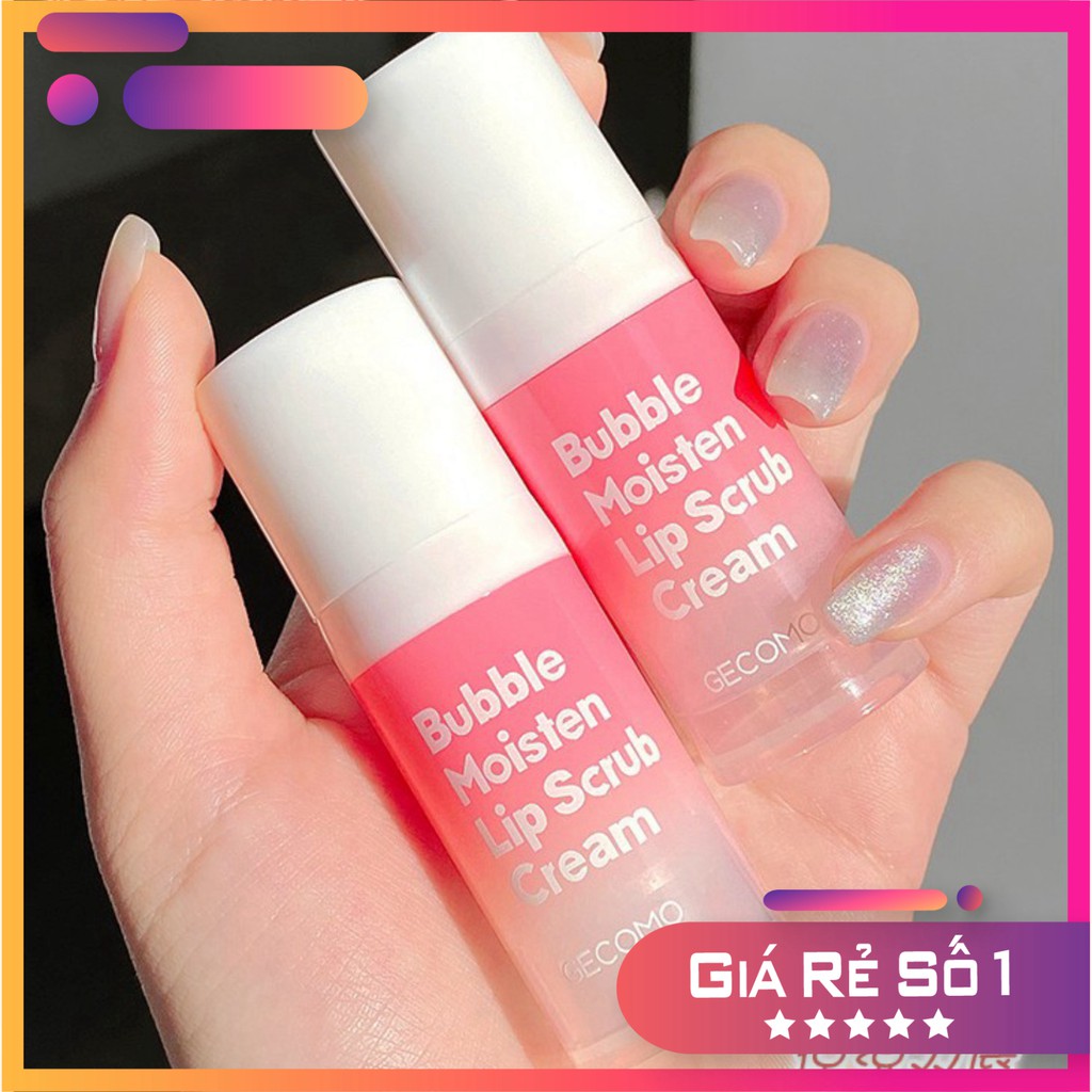 Tẩy Da Chết Môi Sủi Bọt Bubble Moisten Lip Scrub Cream Gecomo | BigBuy360 - bigbuy360.vn