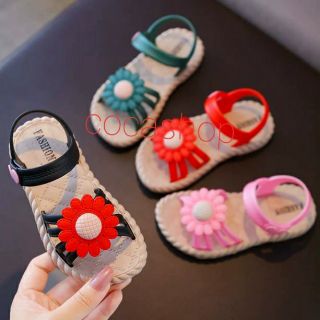 GIÀY QUAI DÁN SIÊU MỀM HOA HƯỚNG DƯƠNG CHO BÉ GÁI
