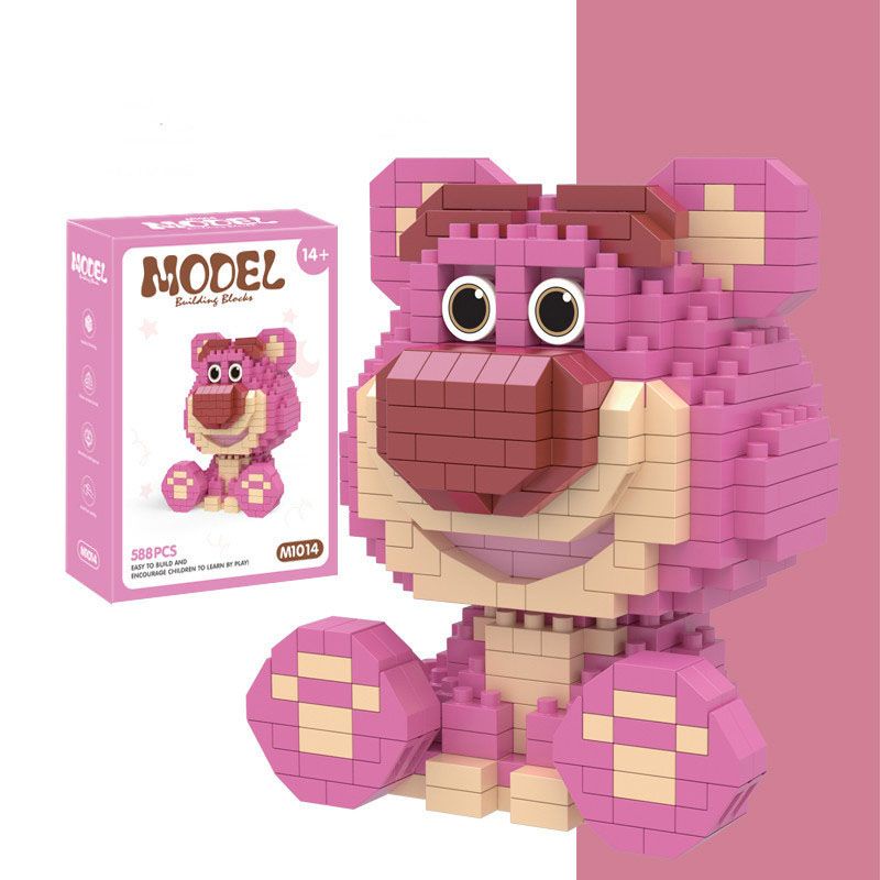 Bộ đồ chơi xếp hình Gấu Dâu Lotso dễ thương