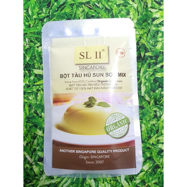 Bột tàu hũ Singapore Sun Soy Mix ⚡ GIÁ TỐT NHẤT ⚡ 90gr bột làm tàu hũ ăn thơm ngon, giàu dinh dưỡng