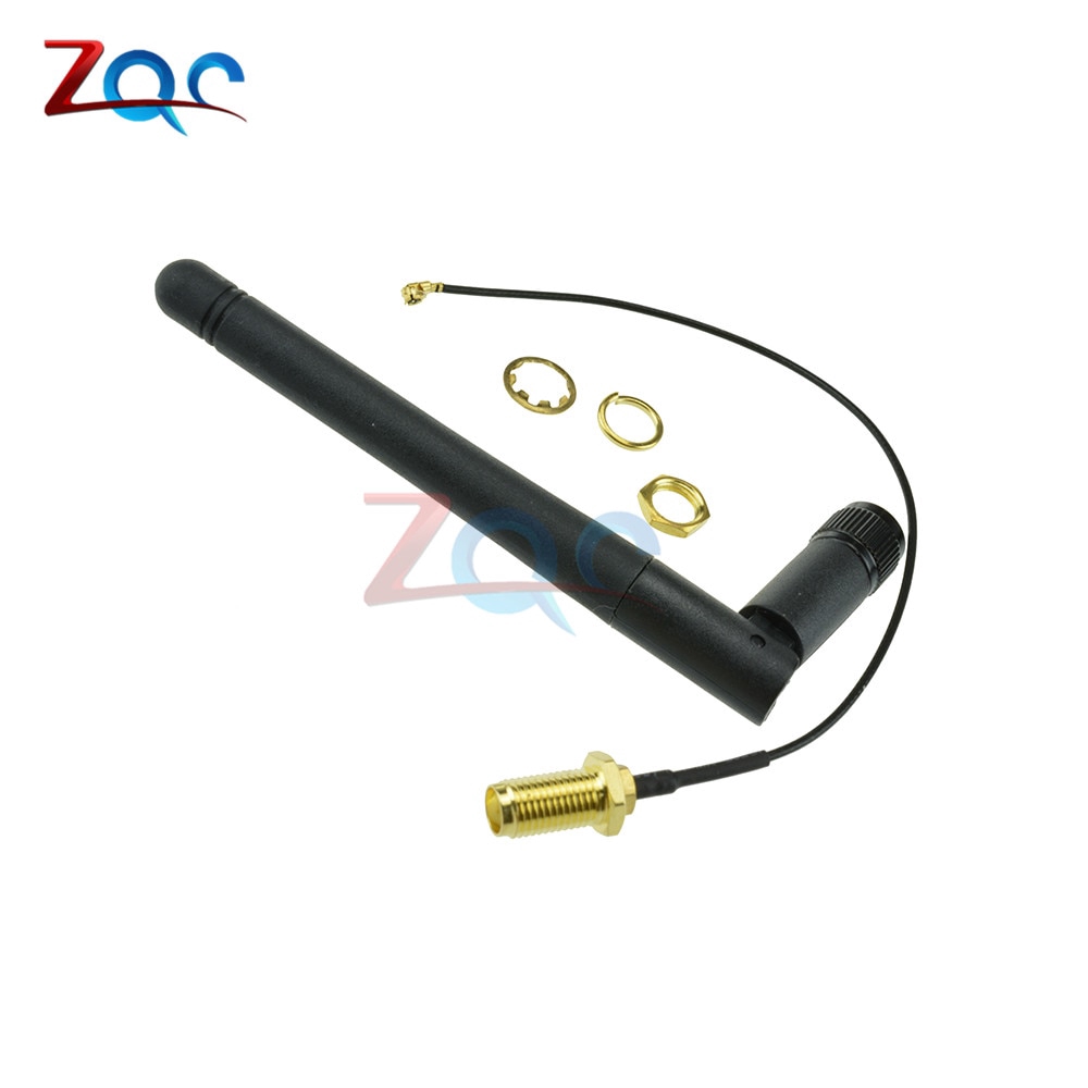 Ăng Ten Không Dây SMA 2.4G 3DBI Cho Mô-Đun ESP8266 ESP-02 / ESP-05 / ESP-07 NRF24L01 + PA CC2500