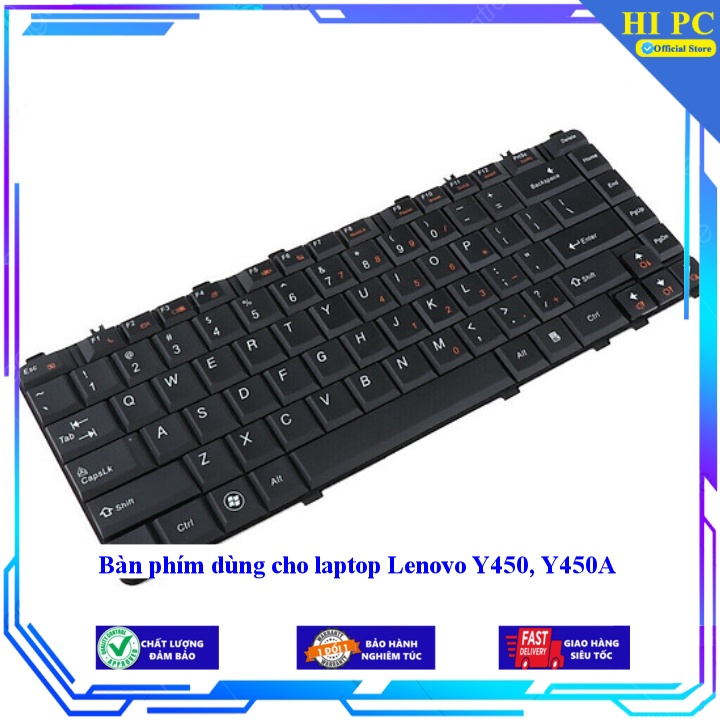 Bàn phím dùng cho laptop Lenovo Y450, Y450A