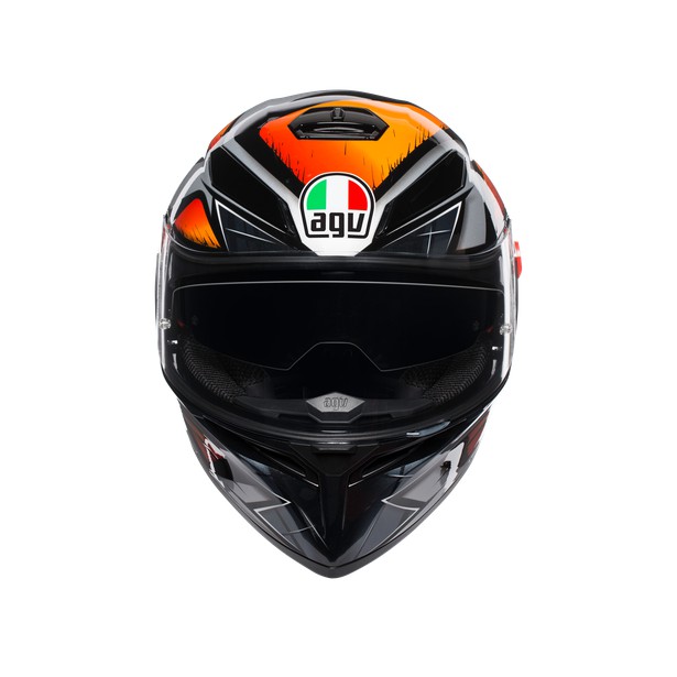 Nón bảo hiểm AGV K3-SV LIQUEFY ORANGE/BLACK