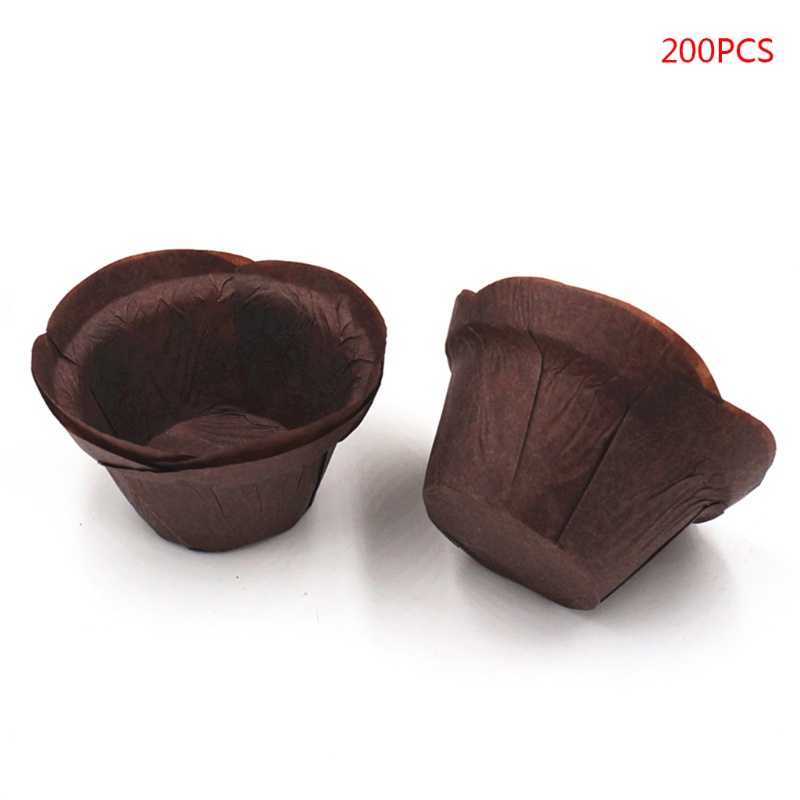 Set 200 Cốc Giấy Đựng Bánh Cupcake / Muffin Trang Trí Tiệc Cưới / Tiệc Tùng