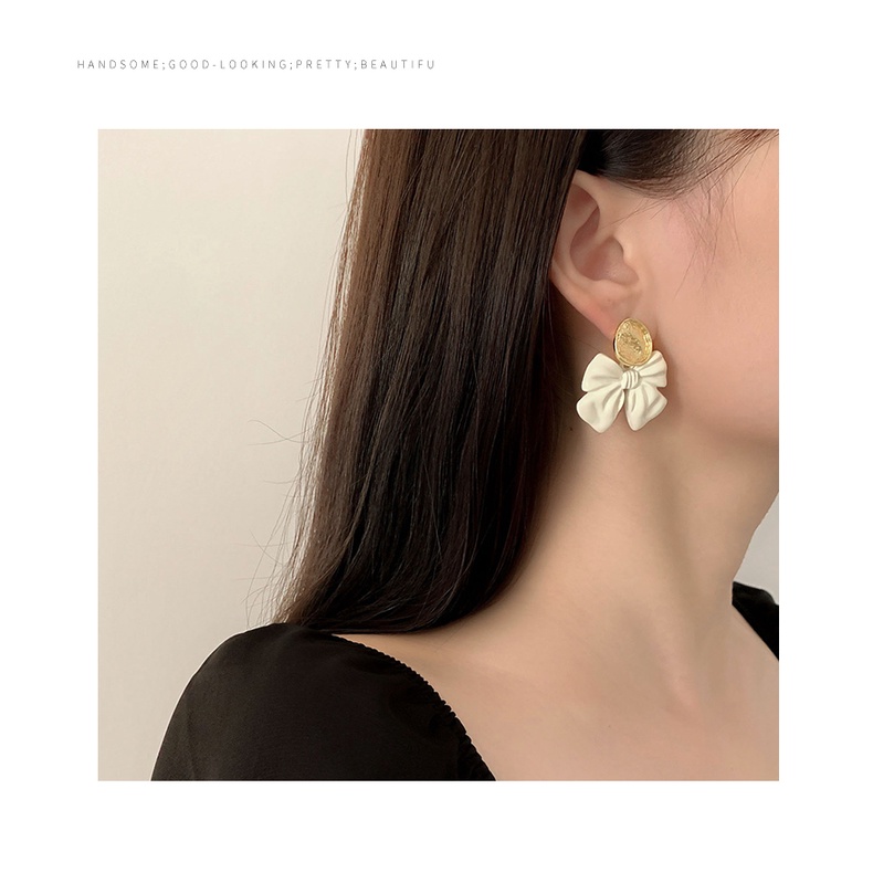 Hàn Quốcbowknotladiesearringsbeautifulearrings