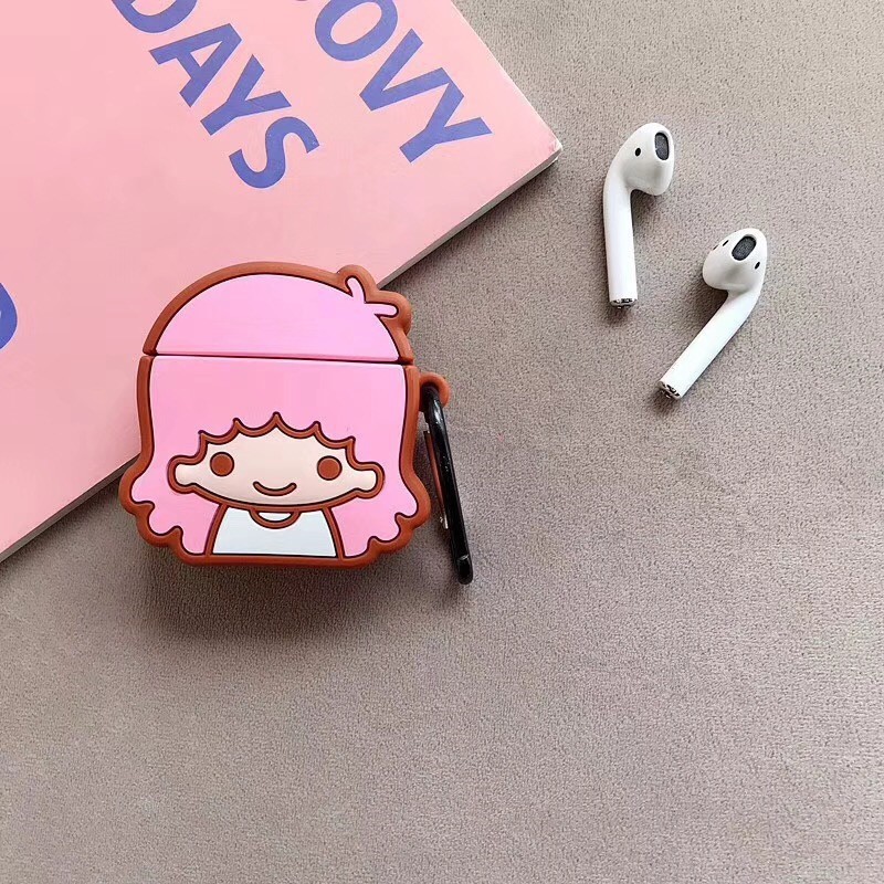 airpods gen 2 cover cute twins boy girl binary star lover airpods case anti-drop soft silione wireless bluetooth headset