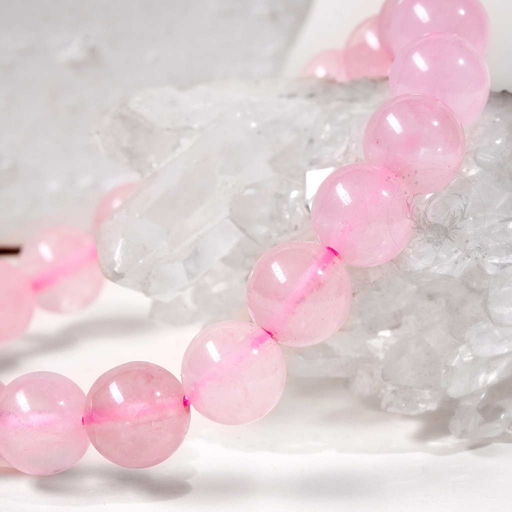 Vòng Tay Thach Anh Hồng Thiên Nhiên