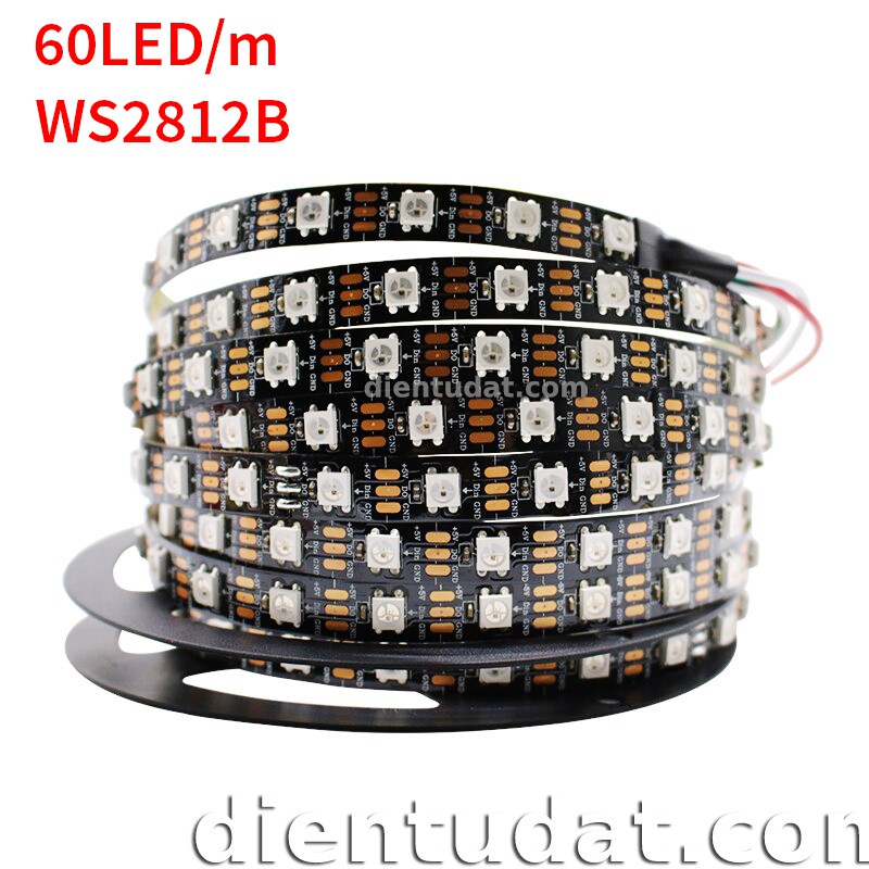 Dây LED RGB 5050 SMD WS2812B - 60 Led/M