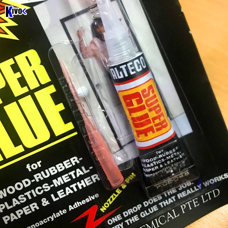 Keo Dán Đa Năng Siêu Dính Siêu Chắc Chắn Super Glue Alteco Con Voi Super Strong Thái Lan 3g - Keo Dán Gỗ, Nhựa,..- Kivo