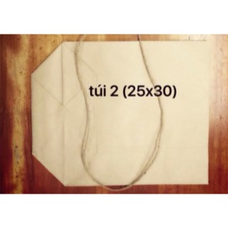 Combo 500 túi giấy xi măng 25x30cm giá rẻ