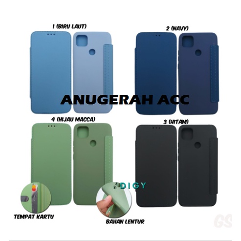 Ốp Điện Thoại Nắp Gập Tráng Gương Cho Oppo A15 A5S A1K / C2 A3S A5 / A9 2020 A53 C17 C3 Realme 5 Realme C11 7 / 8 Plus