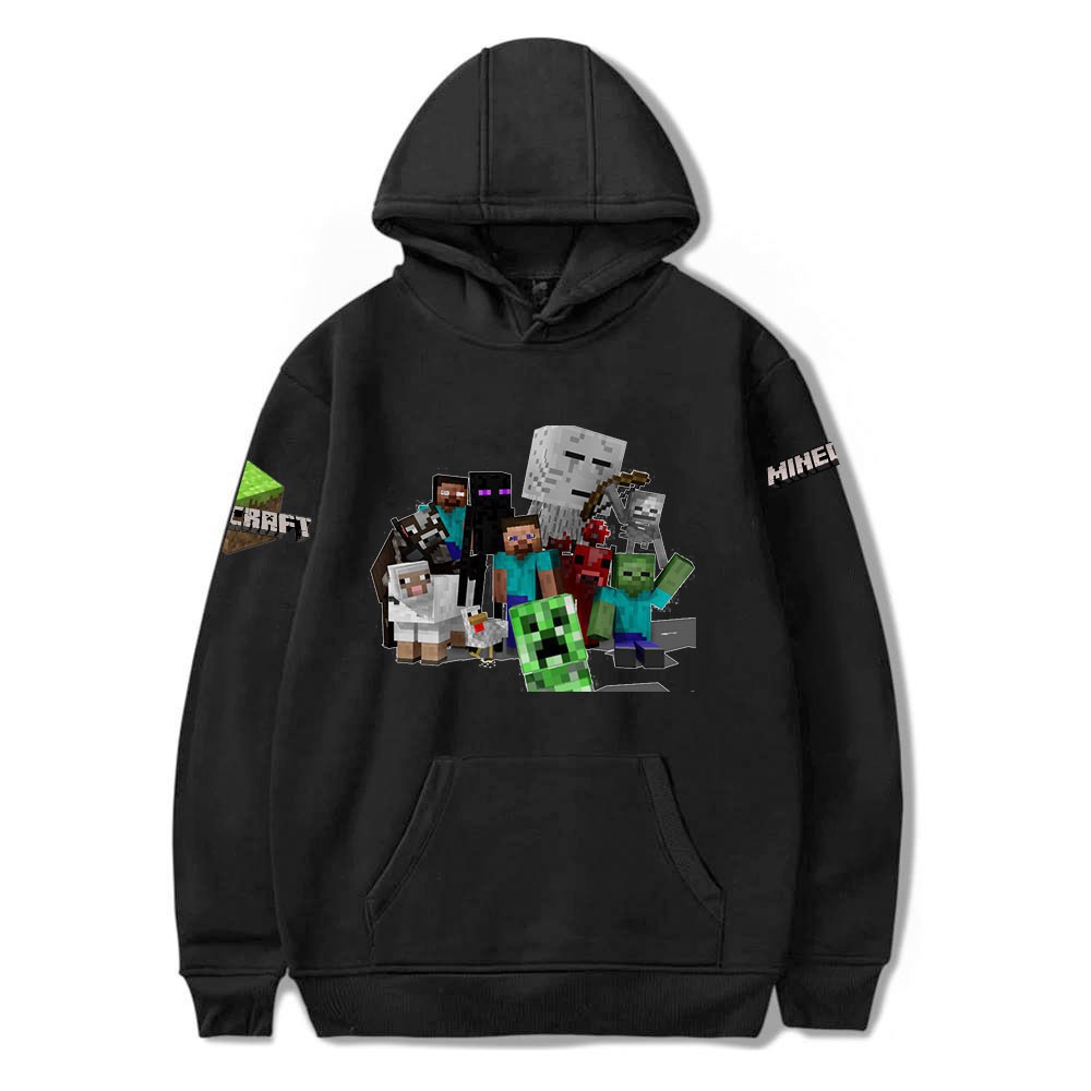 Mẫu áo Hoodie Minecraft cực chất giá siêu rẻ / uy tín chất lượng / hình in cuc chất