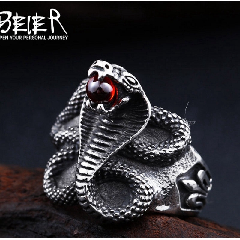 Nhẫn đeo tay khắc hình phong cách Nhật Bản