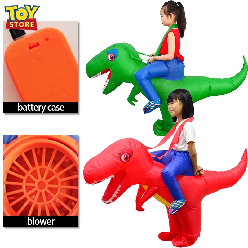 Trẻ Em Khủng Long Bơm Hơi Trang Phục Khủng Long Bạo Chúa Cho Trẻ Mới Biết đi Halloween Thổi Bùng Lên Trang Phục ưa Thích Trò Chơi Biểu Diễn Sân Vườn Mẫu Giáo