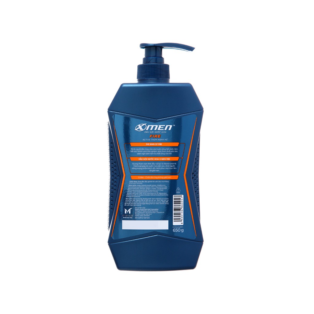 Dầu gội X-Men nước hoa thơm mạnh mẽ 650g | BigBuy360 - bigbuy360.vn