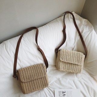Túi cói thời trang phong cách vintage dành cho nữ