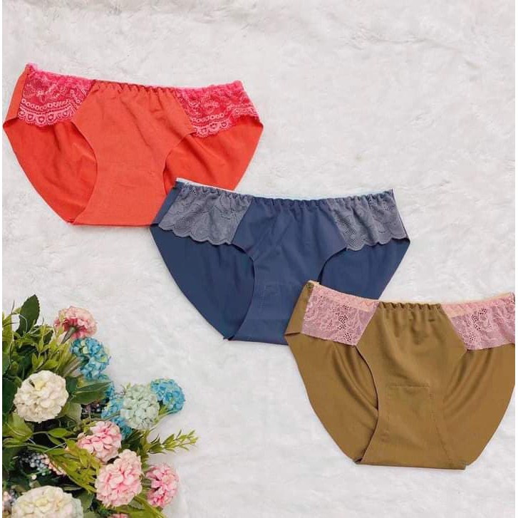Quần lót nữ chất liệu su đúc hàng xuất Nhật, quần lót không hằn mông co dãn cực mềm mịn
