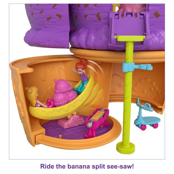 Đồ chơi POLLY POCKET - Polly Pocket Kem Ốc Quế mã HBF15/HBF14