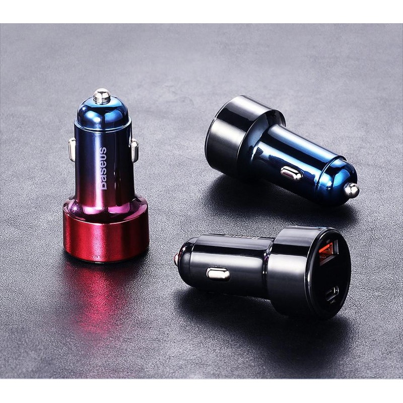 Tẩu sạc nhanh điện thoại Baseus 45 W Sạc Nhanh Cổng USB + TypeC PD Cổng Trên Xe Ô Tô - Huco Việt Nam