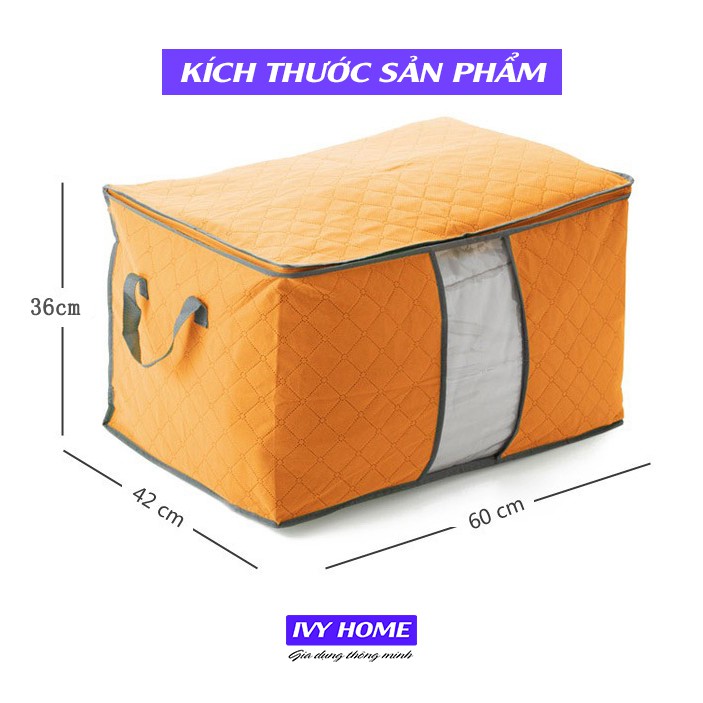 𝑭𝒓𝒆𝒆𝑺𝒉𝒊𝒑 Túi vải đựng quần áo mùa đông, chăn màn cỡ lớn 60Cm Loại 1