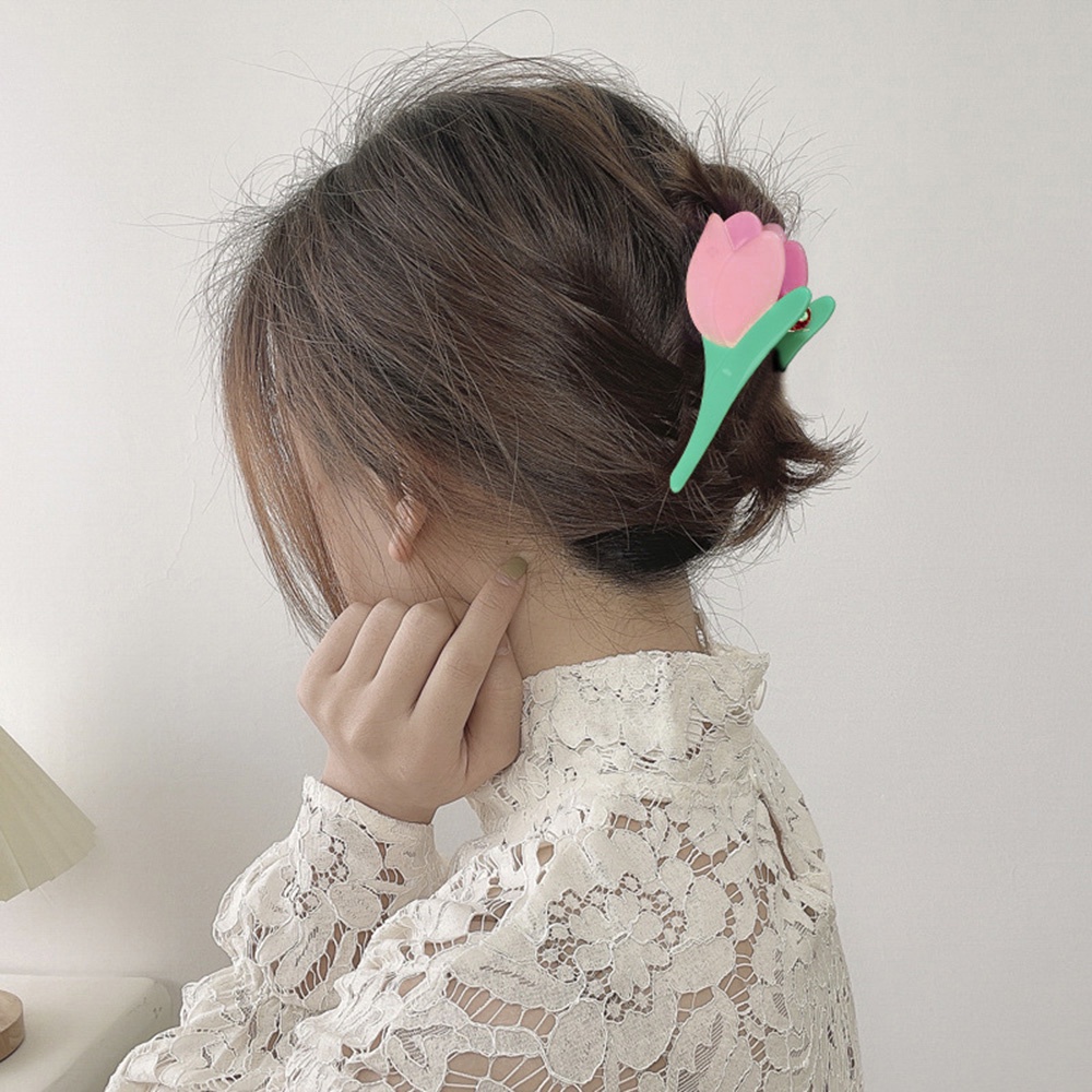 Kẹp Tóc Hình Hoa Tulip Nhiều Màu Thời Trang Dành Cho Nữ