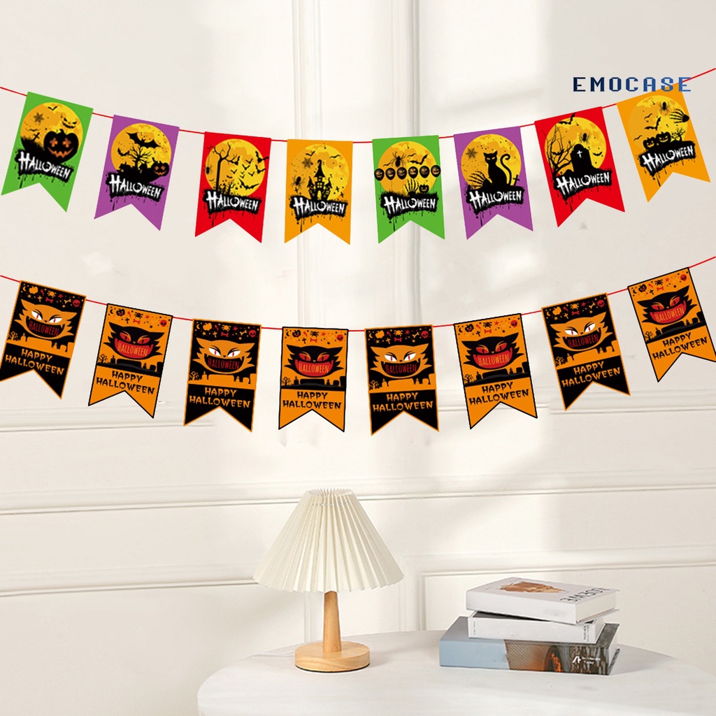 1 Set Dây Treo Trang Trí Tiệc Hình Sáng Tạo Màu Sắc Tươi Sáng Thân Thiện Với Môi Trường