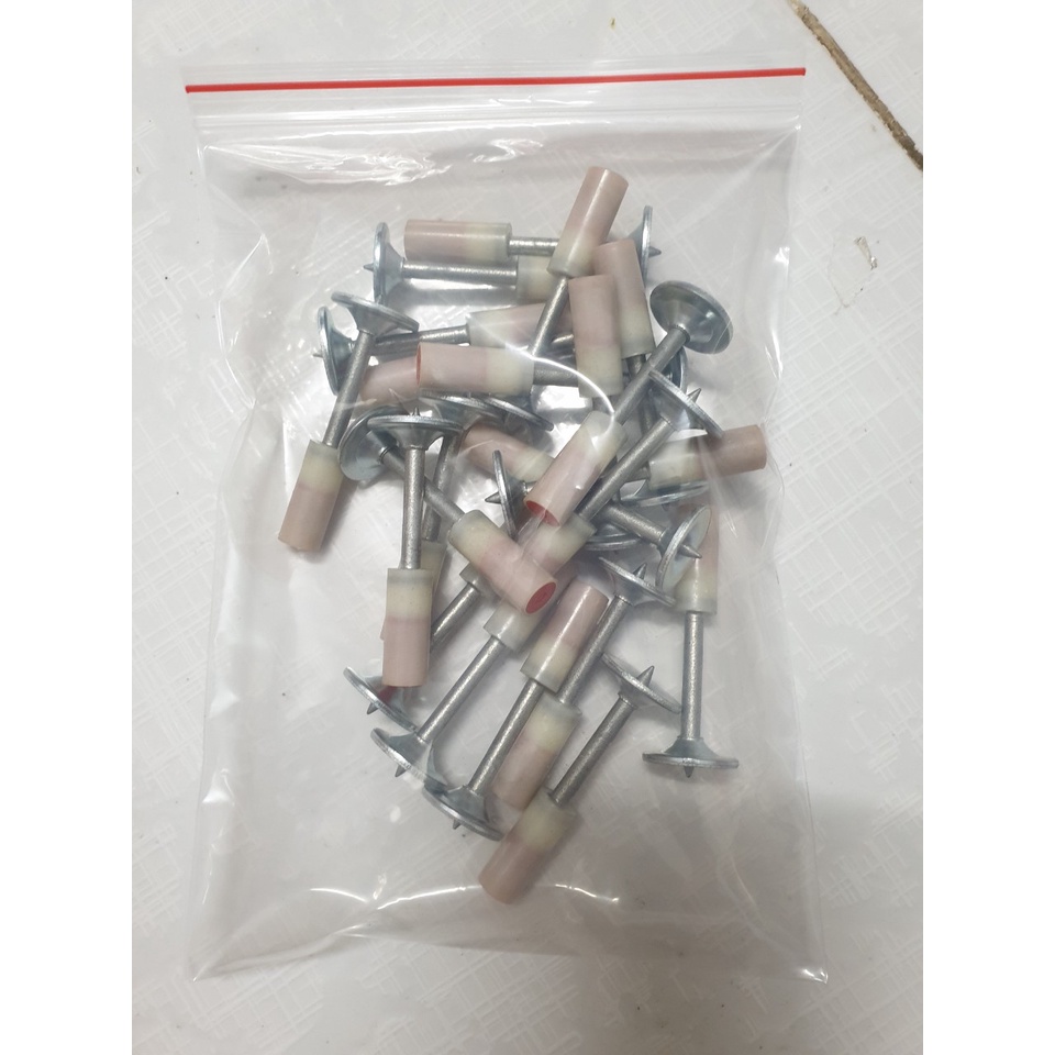 (Hộp 100 - 200) Đinh VIT 8.5mm Chuyên Dùng Cho Máy Bắn Đinh Cỡ Lớn SUPER S990, Đinh Bê Tông, Đinh Đĩa Đường Kính 8.5mm