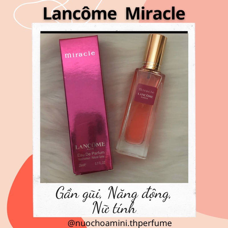 Nước Hoa mini Nữ Lancome Miracle 20ml (Mẫu 5D)