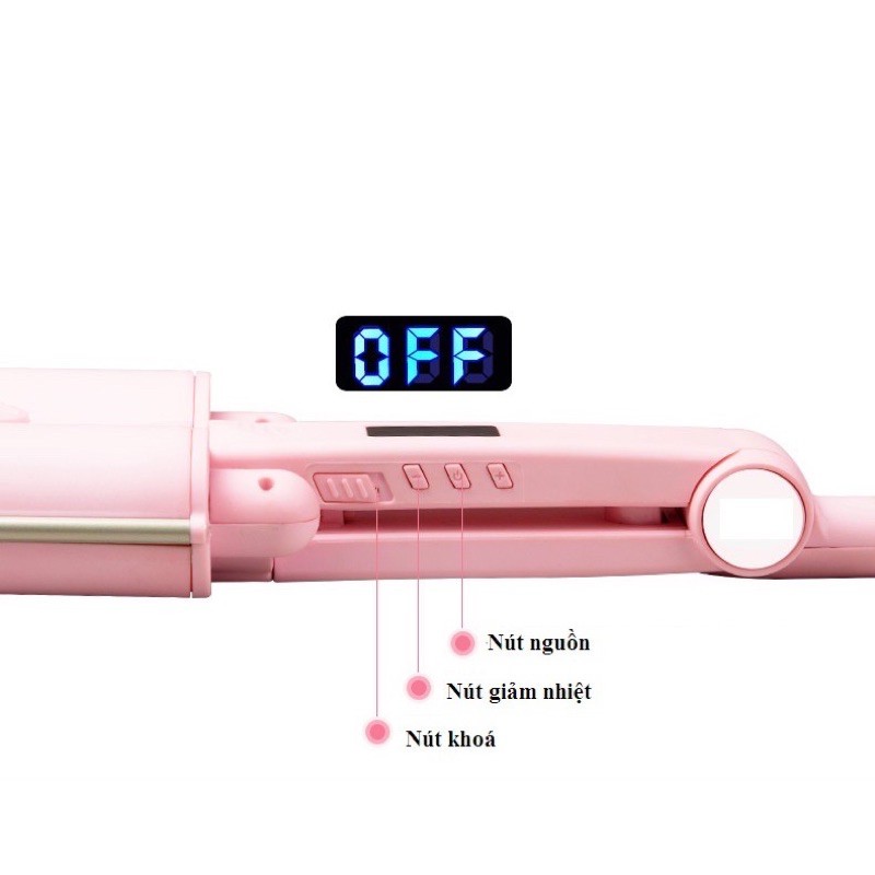 Máy Dập Gợn Sóng Nước 3 Trục (tặng kèm 2 kẹp Tonyguy cao cấp) LT302