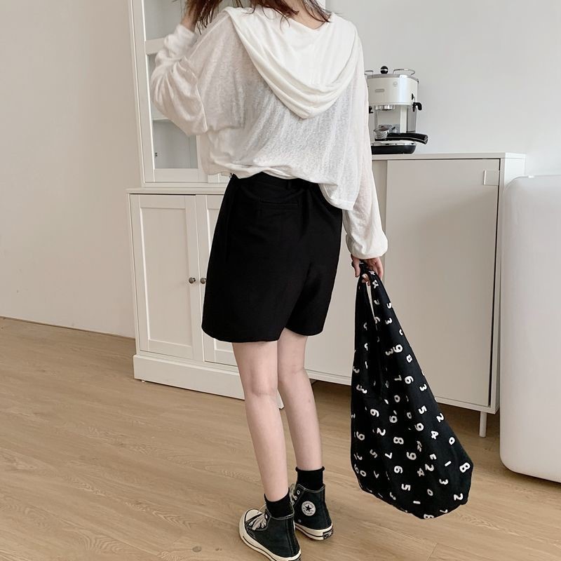 Áo Khoác Nữ Có Nón và Dây Kéo Aimeehouse Áo Cardigan Mỏng Thoáng Mát Thời Trang Mùa Hè Mới