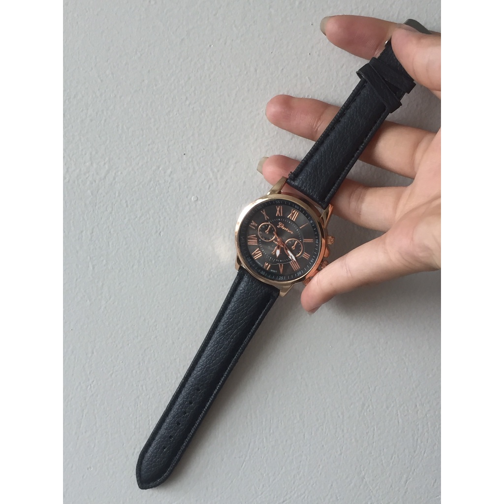 Đồng Hồ Nữ Dây Da Cá Tính Màu Random - A57 - Meta Watch