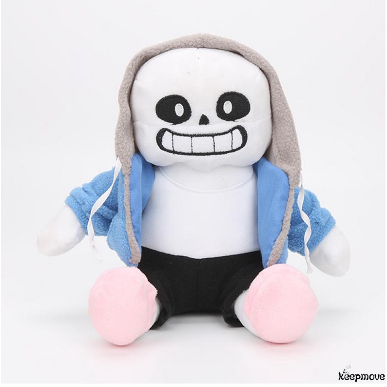 Búp bê nhồi bông đồ chơi hình dạng nhân vật Sans trò chơi Undertale 12"