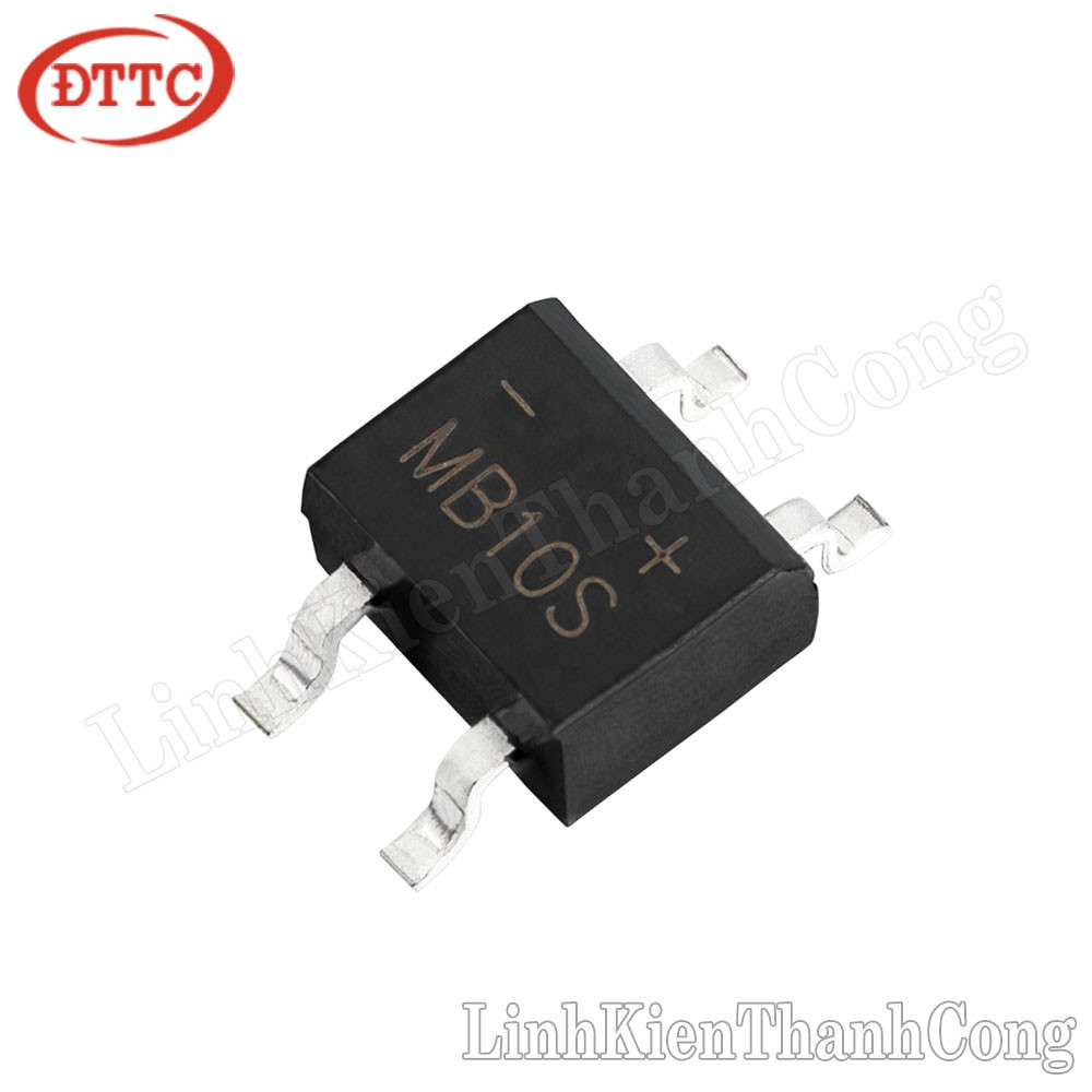 Bộ 2 Chiếc Diode Cầu MB10S 0.5A 1000V SOP4