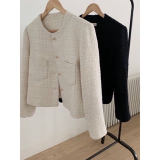 Áo Khoác Dạ Tweed Cao cấp Ulzzang