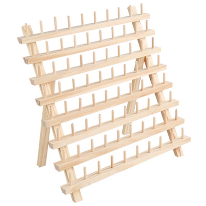 Giá Đỡ Cuộn Chỉ Thêu Bằng Gỗ 30 / 80 / 120 Có Thể Gấp Gọn