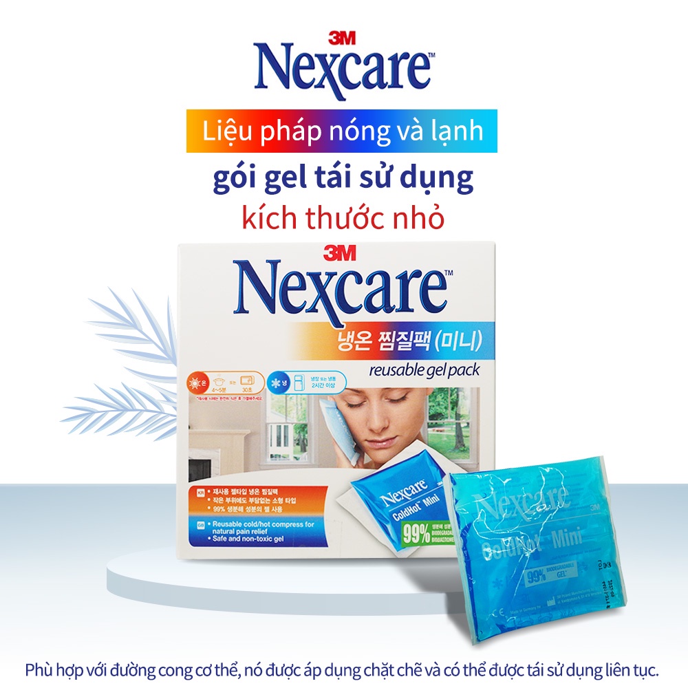 Gói gel tái sử dụng 3M Nexcare kích thước nhỏ, có sẵn liệu pháp nóng và lạnh