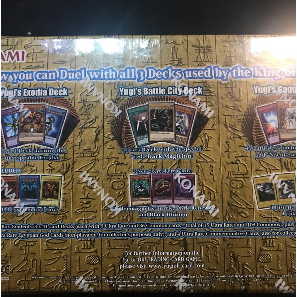 Thẻ Bài Yugioh Chính Hãng - Hộp Thẻ Bài Yugi Huyền Thoại YUGI'S LEGENDARY DECKS Nhập Khẩu Từ UK - US