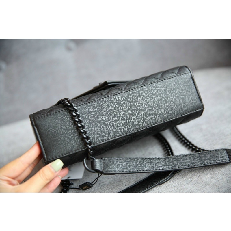 Túi YSL Envelope bản da hột đen lì fullbox đẹp size 22cm đẹp sang