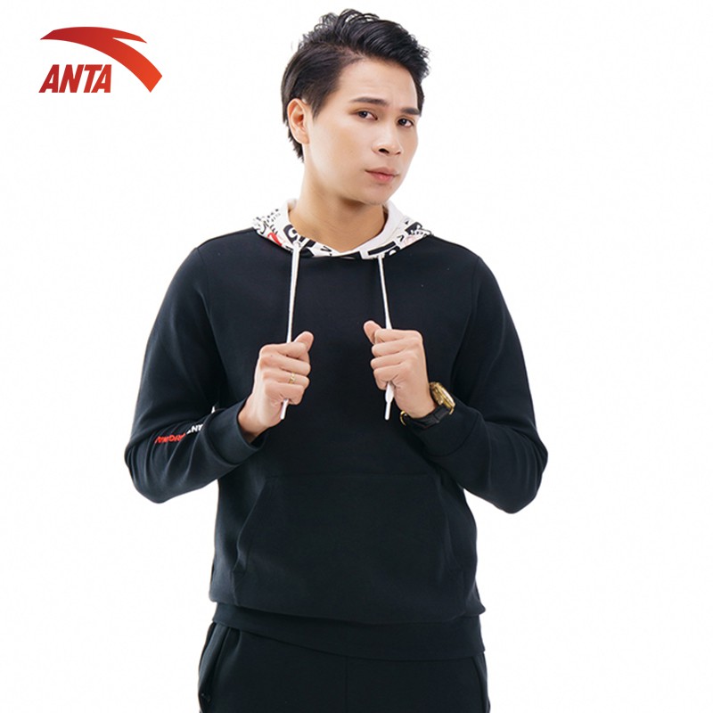 Áo nỉ thể thao có mũ nam Anta 852038716-4