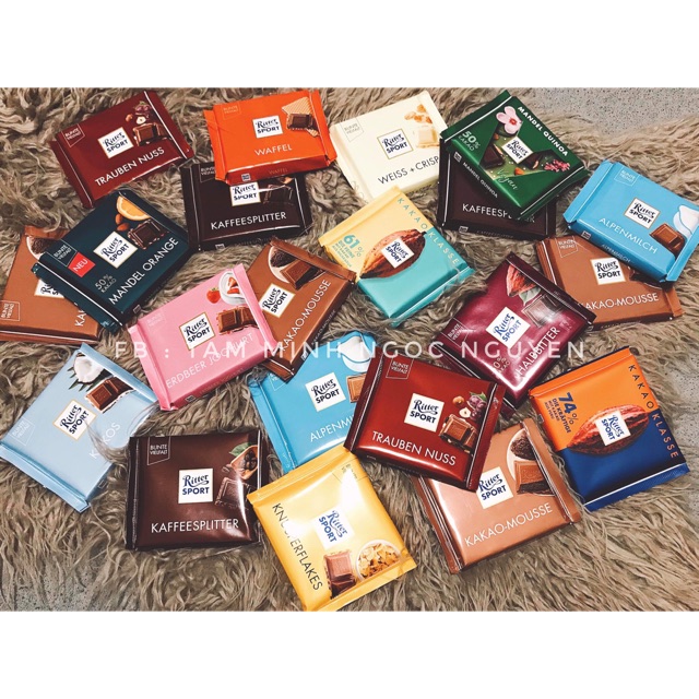 Socola Ritter Sport - Hàng xách tay Đức 100%