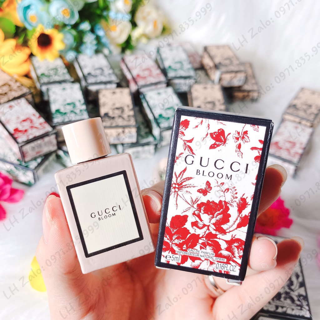 Nước Hoa Gucci Bloom 5ml 30ml, Nước Hoa Mini Nữ hàng chính hãng