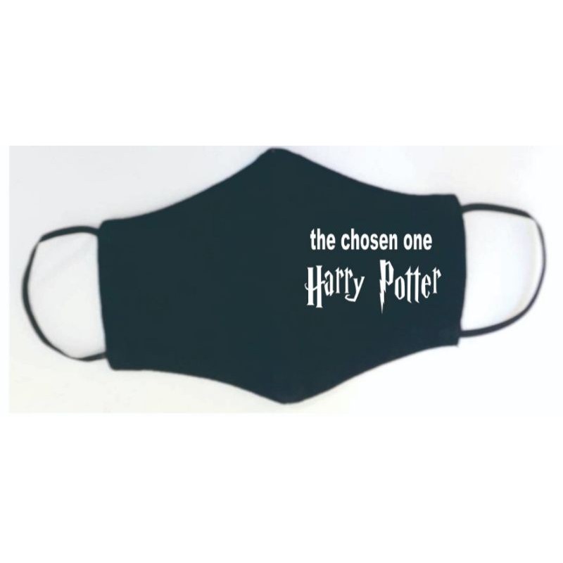 Set 10 Khẩu Trang Đen 3 Lớp Phong Cách Phim Harry Potter