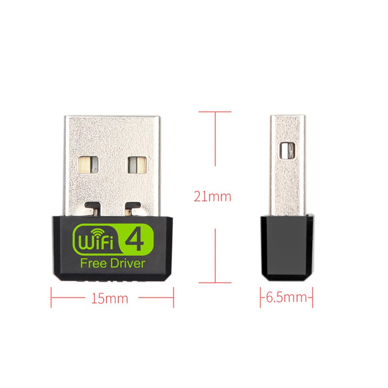 WiFi Adapter USB WiFi USB Adapter Free Driver WiFi Dongle 150Mbps Network Card Ethernet Wireless Wi-Fi Receiver for PC