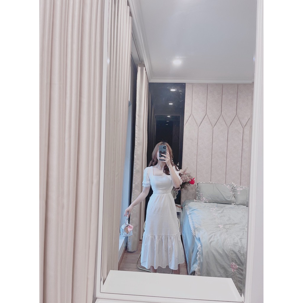 VÁY PHA REN ĐUÔI CÁ TRẮNG CHO NỮ | BigBuy360 - bigbuy360.vn