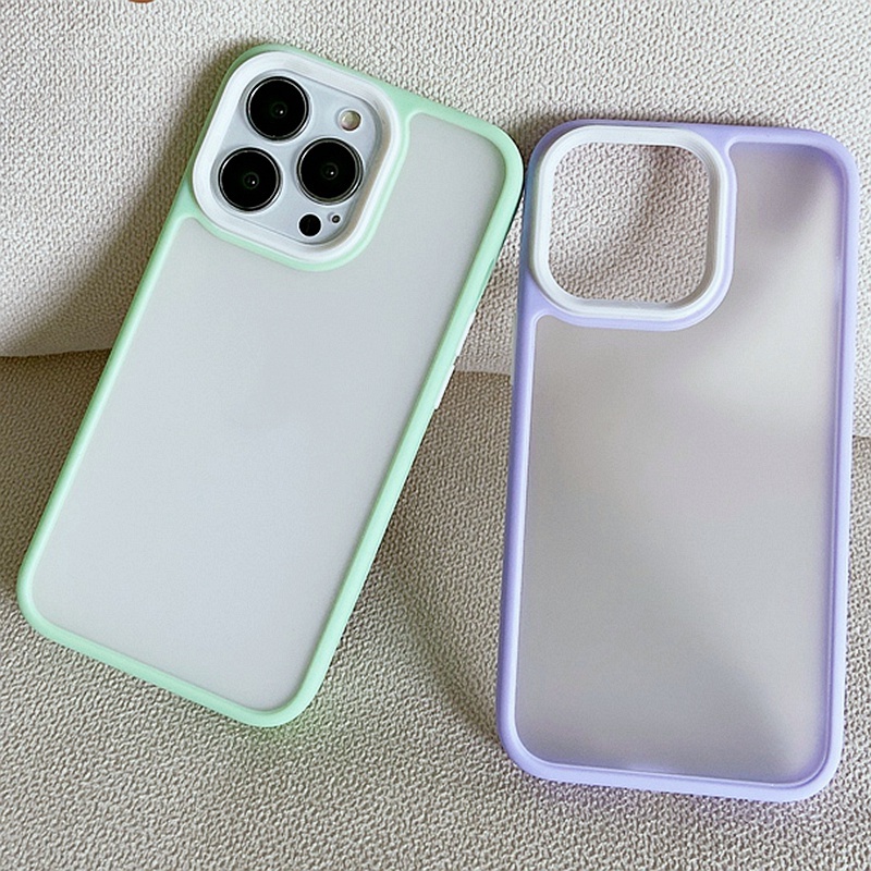 Ốp điện thoại cứng chống dấu vân tay chất lượng cao cho iPhone 11 Pro Max XR X Xs Max 7Plus 8Plus