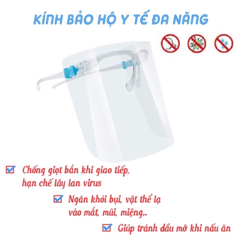 Kính bảo hộ, chống bắn nước, tránh dịch bệnh