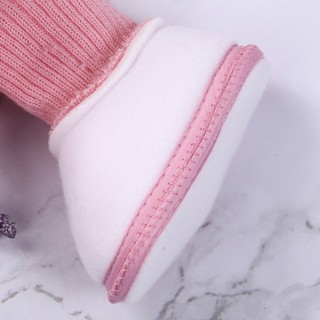 ◕Ω◕Giày bốt chống trượt sang trọng cho bé dành cho trẻ em Tất đế nơ buộc dây