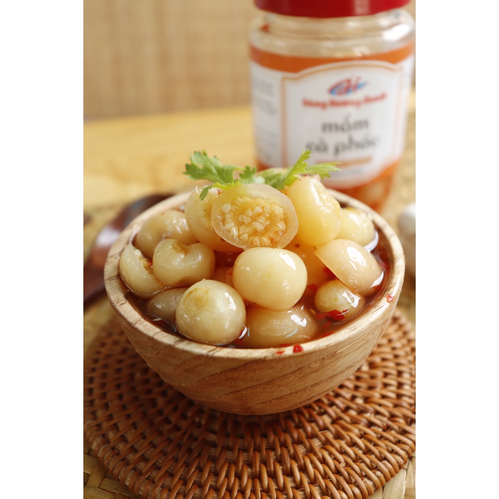 Mắm Cà Pháo Sông Hương Foods Hũ 390g - Ăn kèm cơm , bún , phở , mì tôm , ăn vặt , thịt nướng