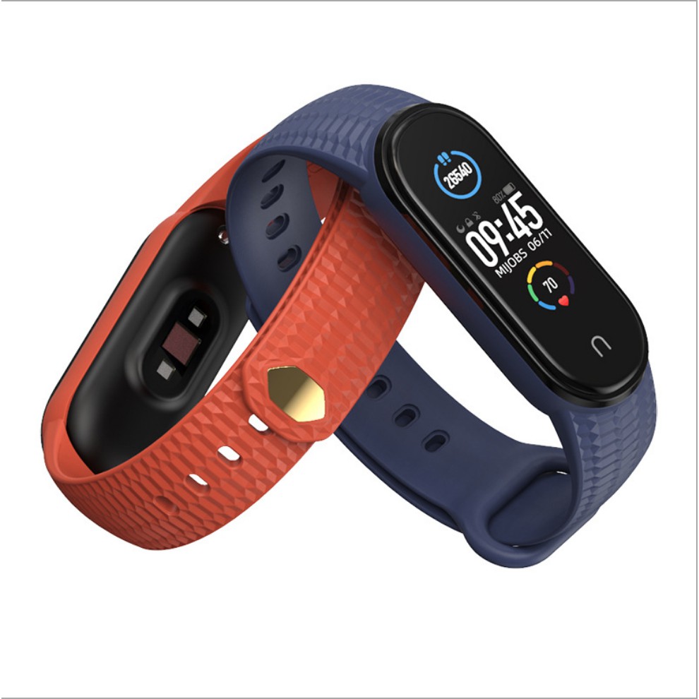 (Sẵn hàng VN) Dây thay thế họa tiết vân cho Miband 6 , Miband5 Mijobs / Vòng đeo tay thay thế mi band 4 miband3 miband 5