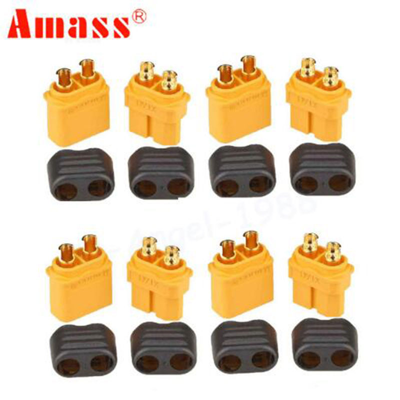 10pcs/5Pairs XT60 XT30 XT60H XT30U XT90 T MR30 Plug Connector  Male Female RC Quadcopter FPV Racing Drone batería Lipo